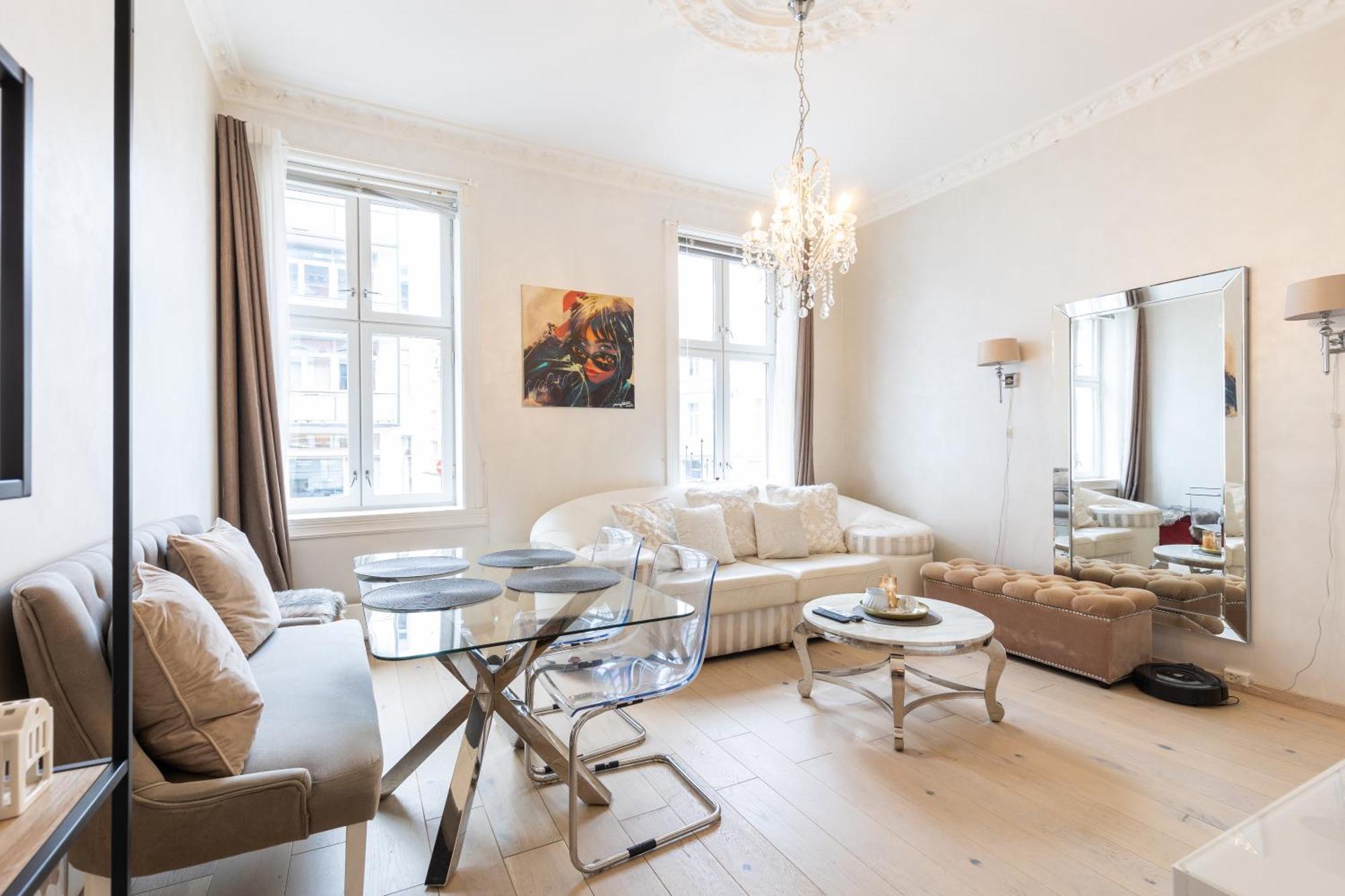 Royal Neighbourhood Elegant Flat In Central オスロ エクステリア 写真